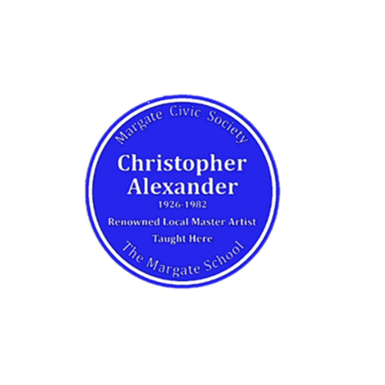 Christopher Alexander blue plaque